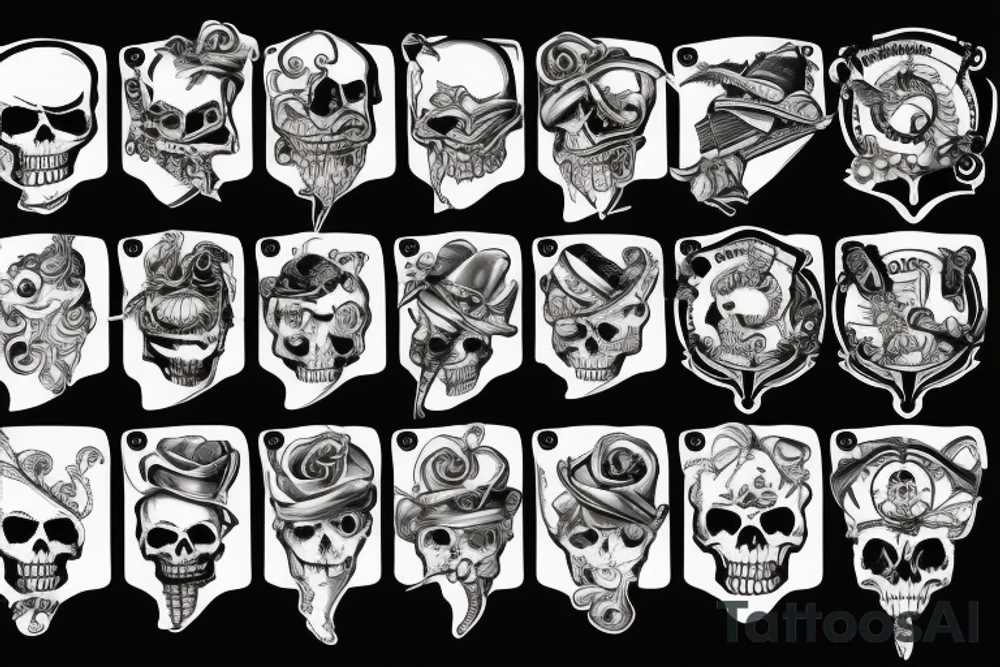 pirate ship tattoo idea