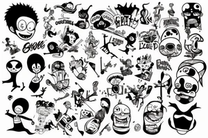 one-piece tattoo idea