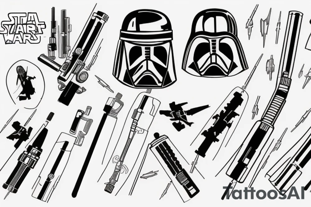 lightsaber tattoo idea