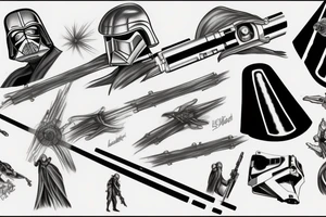 lightsaber tattoo idea