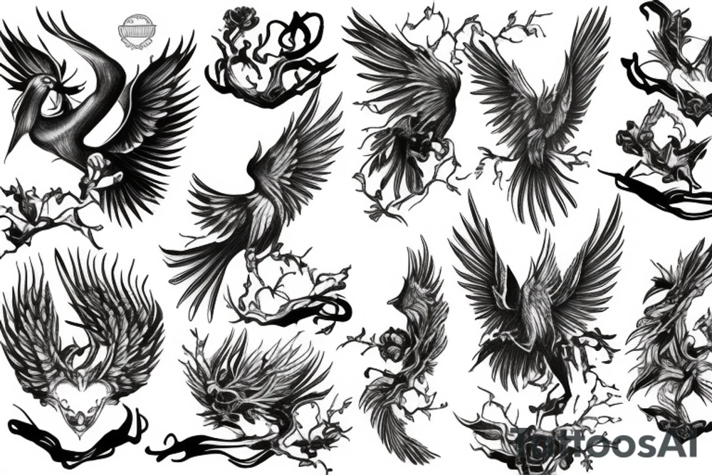 phoenix tattoo idea