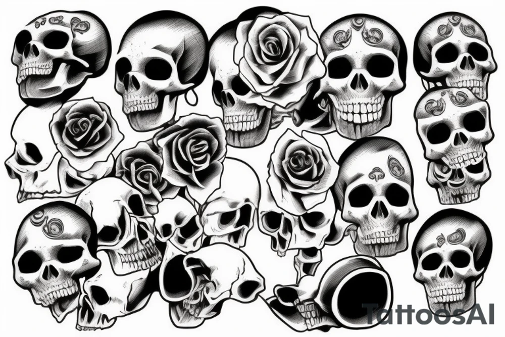skull tattoo idea