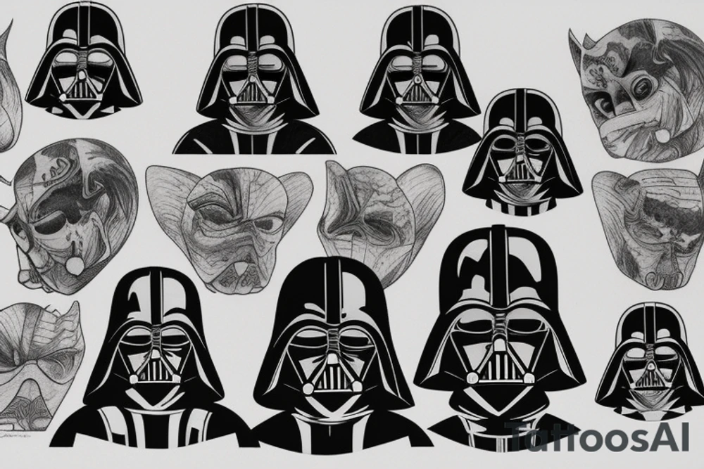 darth vader tattoo idea