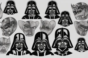 darth vader tattoo idea