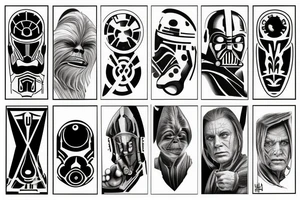 star wars jedi symbol tattoo idea