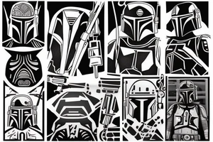 boba fett tattoo idea