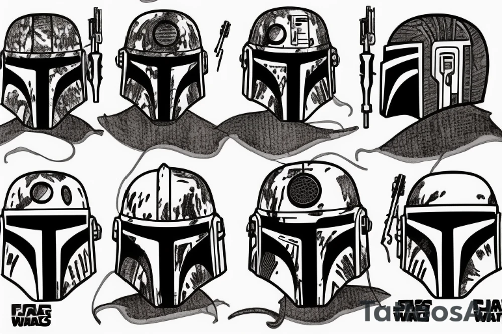 boba fett tattoo idea