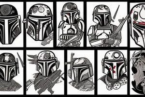 boba fett tattoo idea