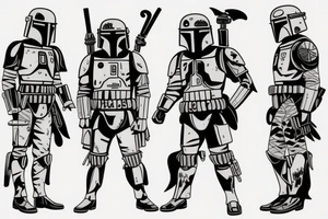 boba fett tattoo idea