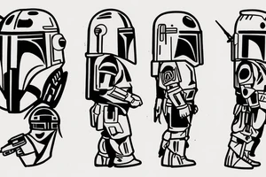 boba fett tattoo idea