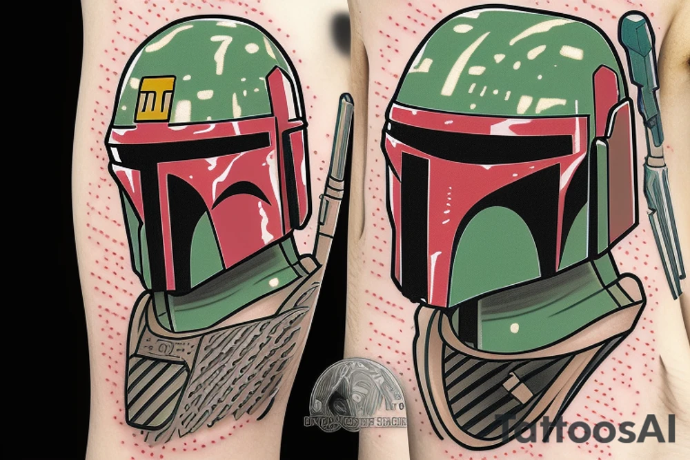 boba fett tattoo idea