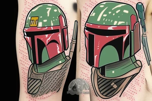 boba fett tattoo idea