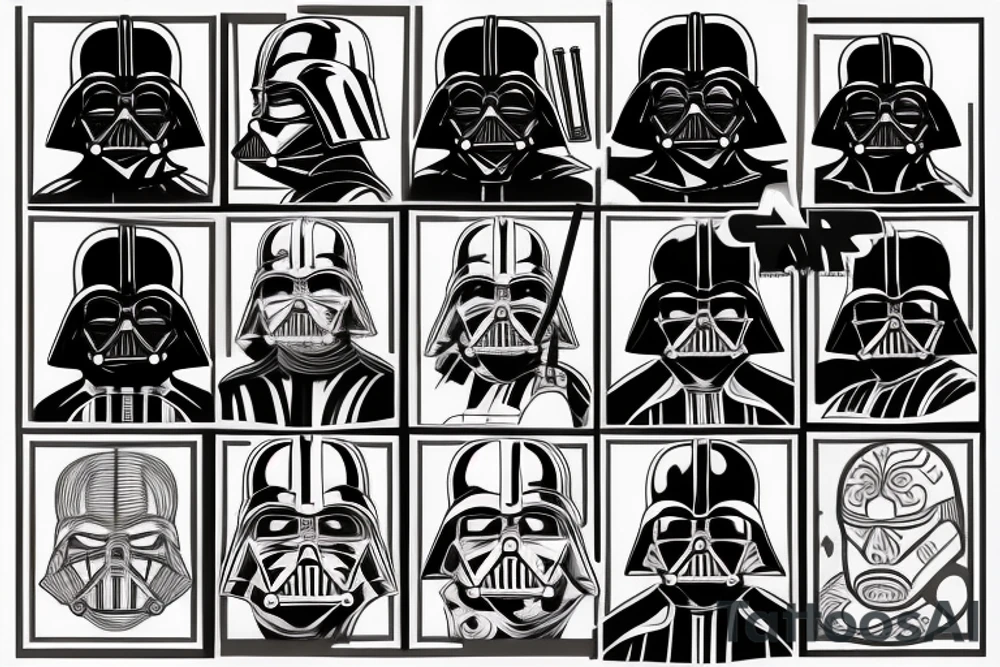 darth vader tattoo idea