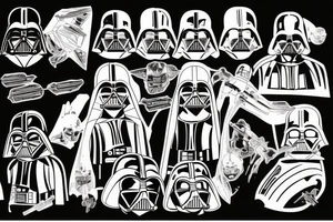 darth vader tattoo idea