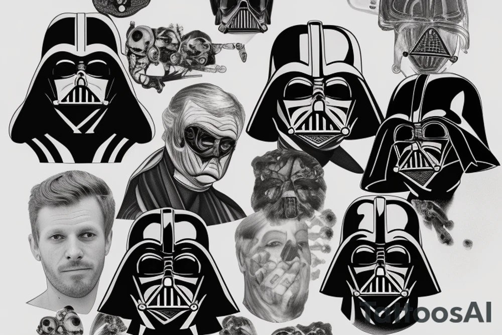 darth vader tattoo idea