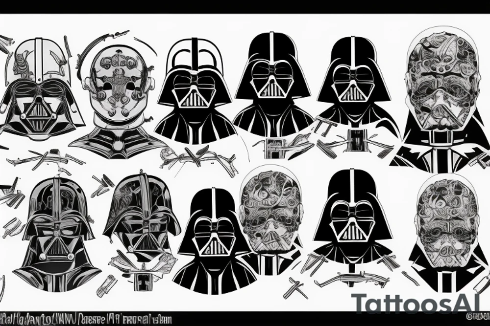 darth vader tattoo idea