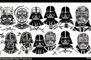 darth vader tattoo idea