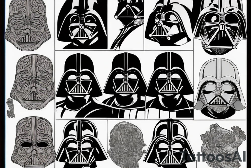 darth vader tattoo idea
