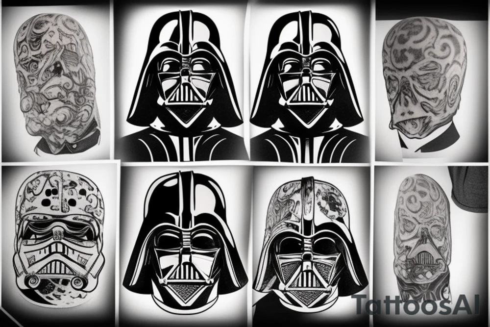 darth vader tattoo idea