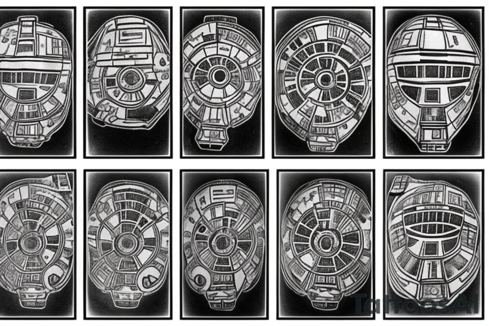 millennium falcon tattoo idea