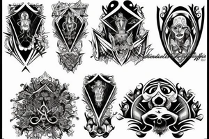 stairs to heaven gates tattoo idea