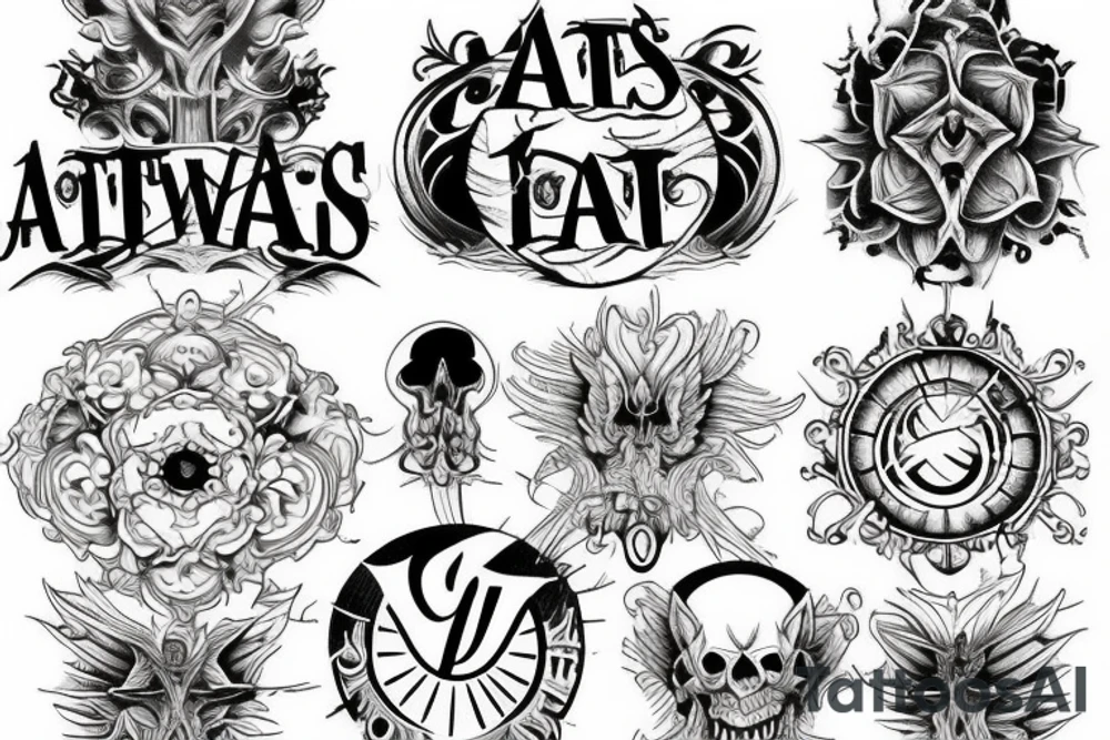 stairs to heaven gates tattoo idea