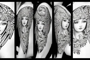 guardian angel tattoo idea