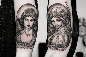guardian angel tattoo idea