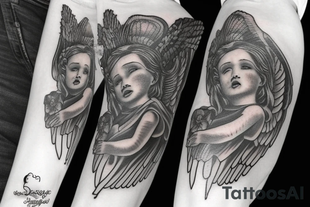 guardian angel tattoo idea