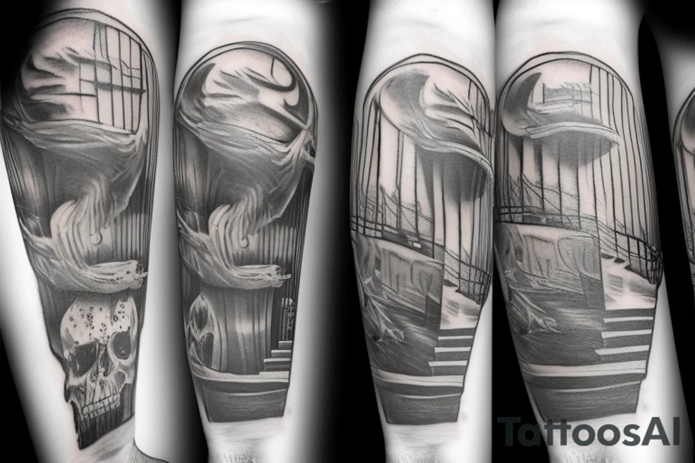 stairs to heaven gates tattoo idea
