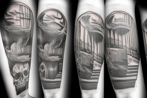 stairs to heaven gates tattoo idea