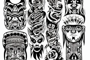 Totem pole tattoo idea