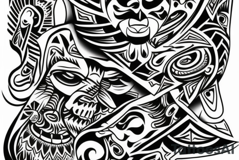 Totem pole tattoo idea