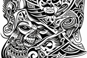 Totem pole tattoo idea