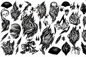 Lightning Storm tattoo idea