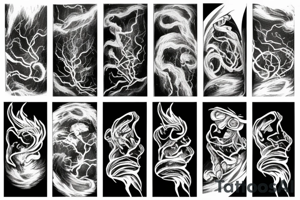 Lightning Storm tattoo idea