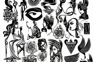 Hera the Greek goddess tattoo idea