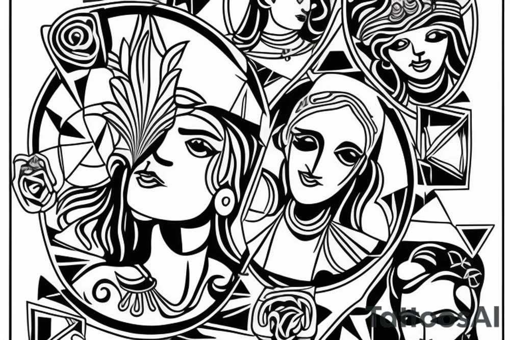 Hera the Greek goddess tattoo idea