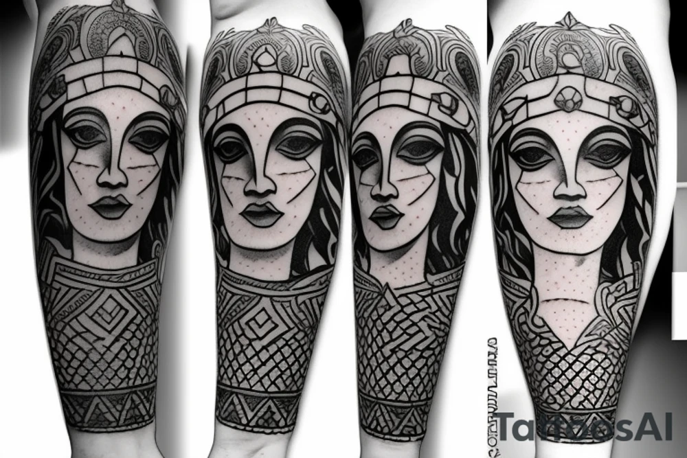 Hera the Greek goddess tattoo idea