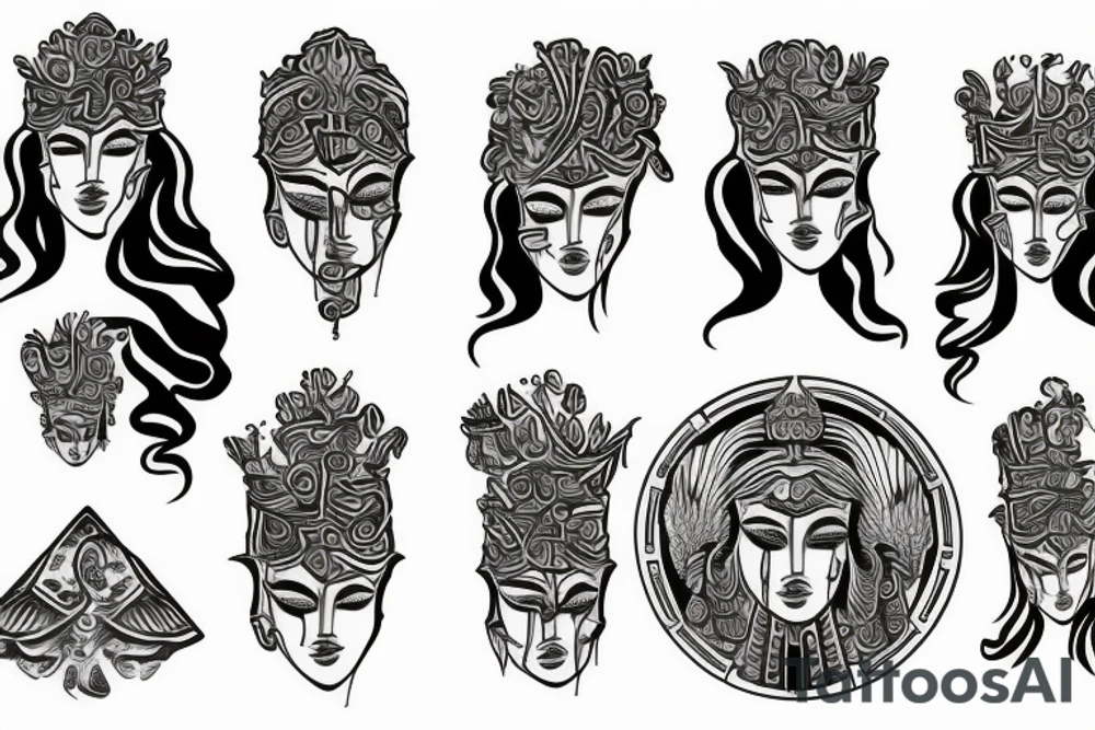 Statue of Hera tattoo idea