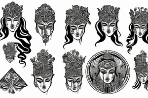 Statue of Hera tattoo idea