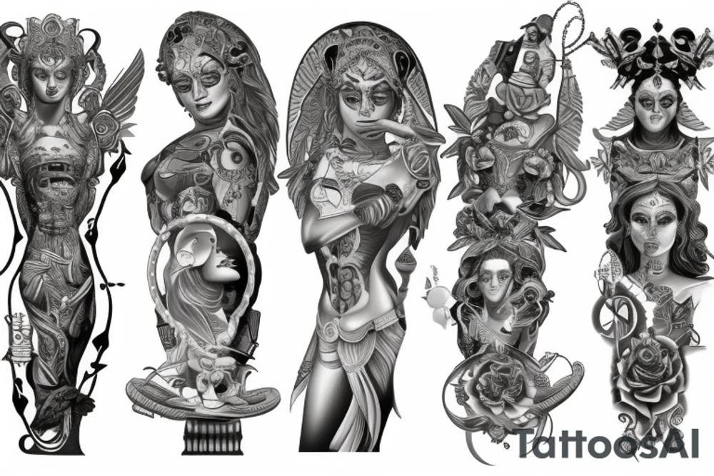 Statue of Hera tattoo idea