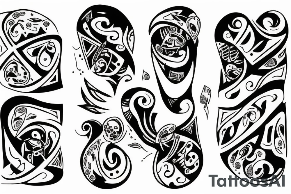 3 brothers and one sister tattoo idea