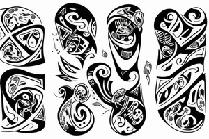 3 brothers and one sister tattoo idea