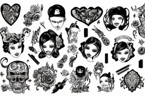3 brothers and one sister tattoo idea