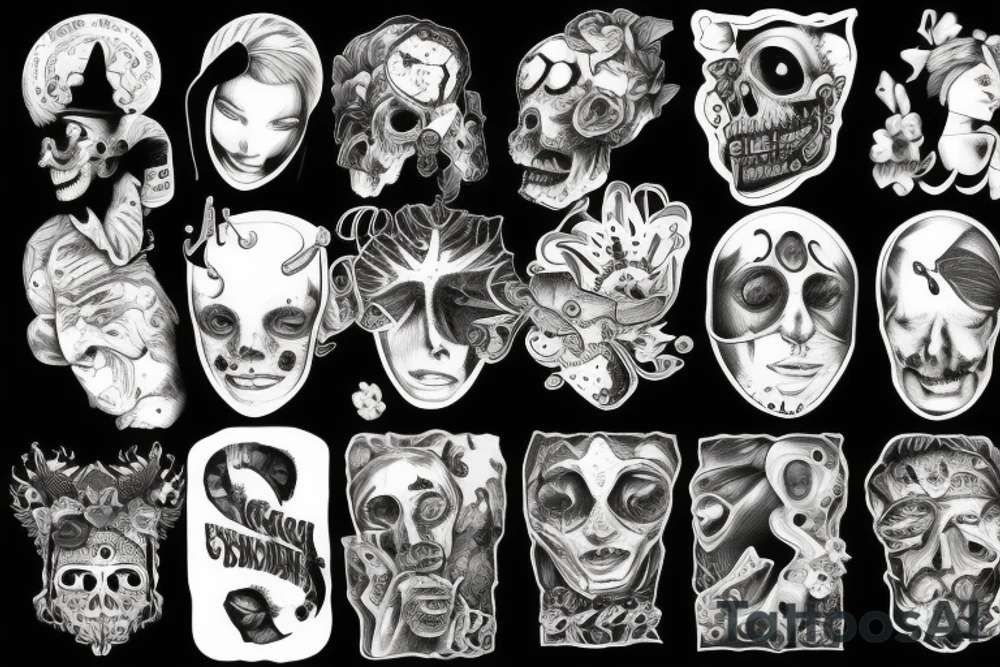 3 brothers and one sister tattoo idea