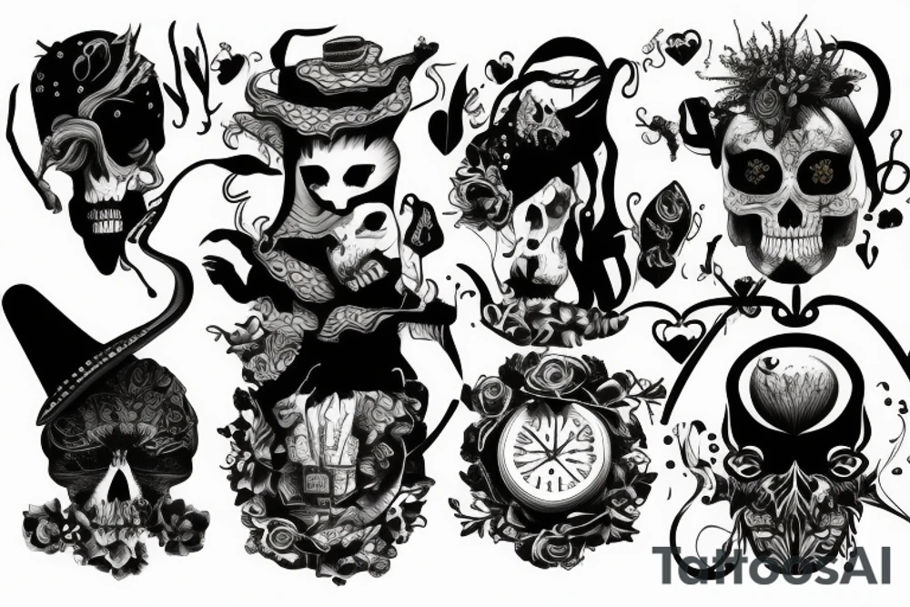 3 brothers and one sister tattoo idea