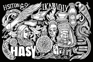 the history of Ukraine + the struggle for freedom + the price of freedom + sleeve tattoo tattoo idea