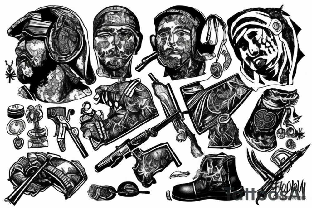 the history of Ukraine, struggle for freedom, war in Ukrain tattoo idea