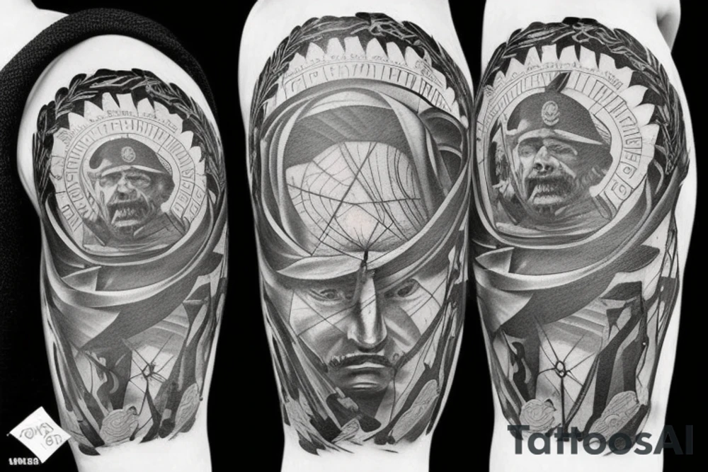the history of Ukraine, struggle for freedom, war in Ukrain tattoo idea